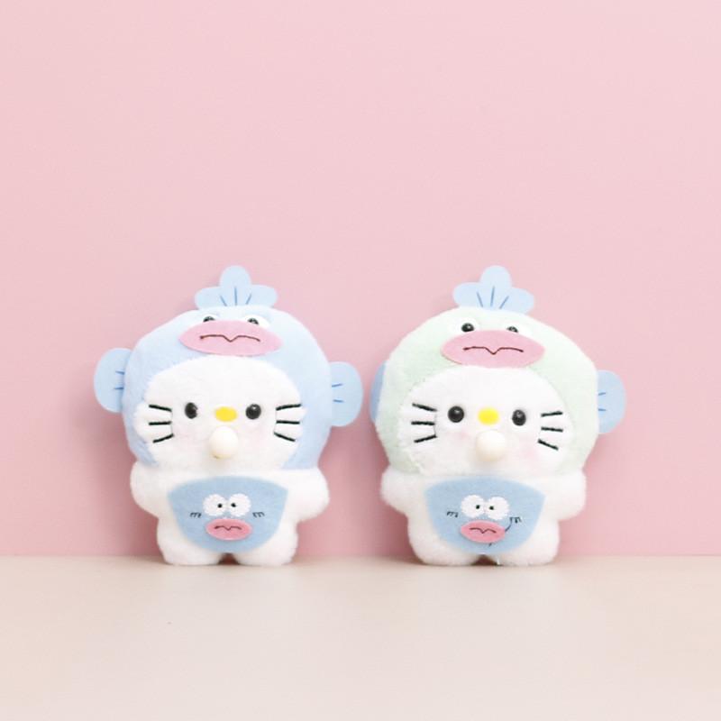 Cuddly Soft Cat Plush Toy Adorable Design Perfect For Girl Backpack