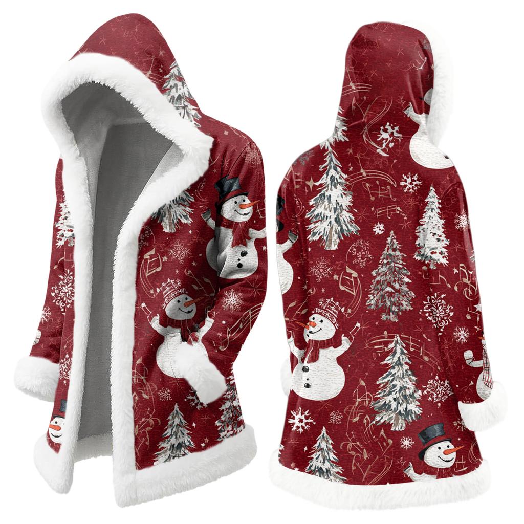 Pánská ležérní bunda s vánočním potiskem