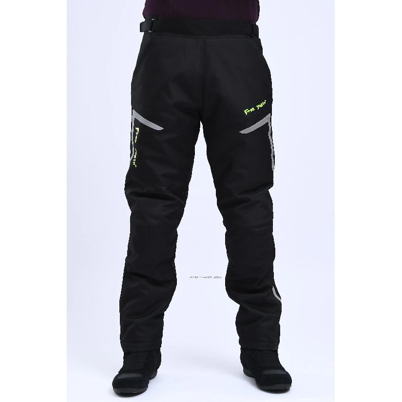 Wind-proof and warm-keeping equipment for motorcycle riding pants; fall-proof and quick-release pants in winter