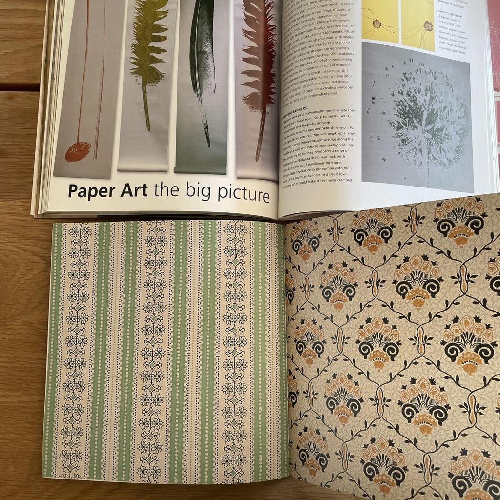 [USED] WALLPAPER DESIGNS Wallpaper Design Interior Book Set of 2