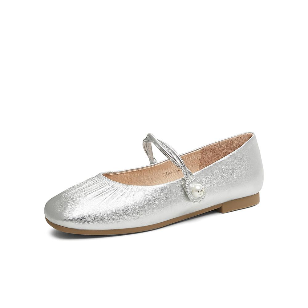 TATA/He She 2026 Spring Women's Fashion Versatile Mary Jane Shoes