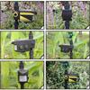 Smarted Solar Garden Watering Device Programmable Schedule Weatherproofed Construction for Home Gardens