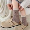Boneless Polka Dot Socks Cotton Socks White Medium Tube Socks Autumn Tide Cute Embroidered Bow Stockings