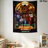Five Nights Freddy'S Survival Horror Tapestry Background Cloth Wallmounted Homestay Soft Decoration Tapestry Soft Work Of Art