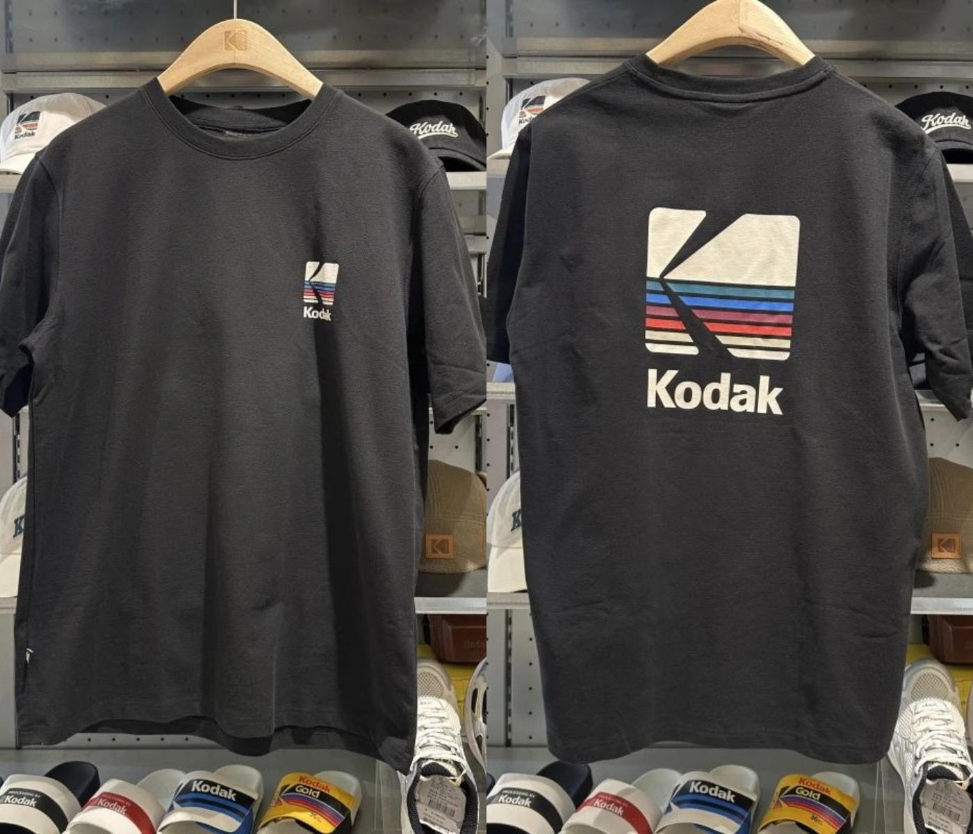 

Luxury Kodak Short Sleeve Men s Summer Fashion T-shirt Trend Oversized Street Cotton Print Breathable Trend Style Comfortable Tee M