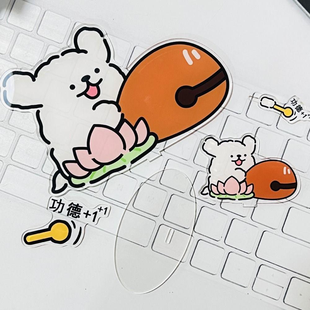 

Ornaments Standing Sign Plate Acrylic Acrylic Stands Model School Line Dog Wooden Fish Gift