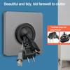 86Type Cable Socket Panel With Outlet Hole Decorative Cover Cable Organizer Storage  Office