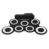 Tragbares digitales elektronisches Roll-Up-Drum-Set in kompakter Größe, 7 Silikon-Drum-Pads, Stromversorgung über USB