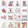 45cm Christmas Cushion Cover Navidad Merry Christmas Decorations For Home Xmas Noel Cristmas Ornaments New Year Gifts