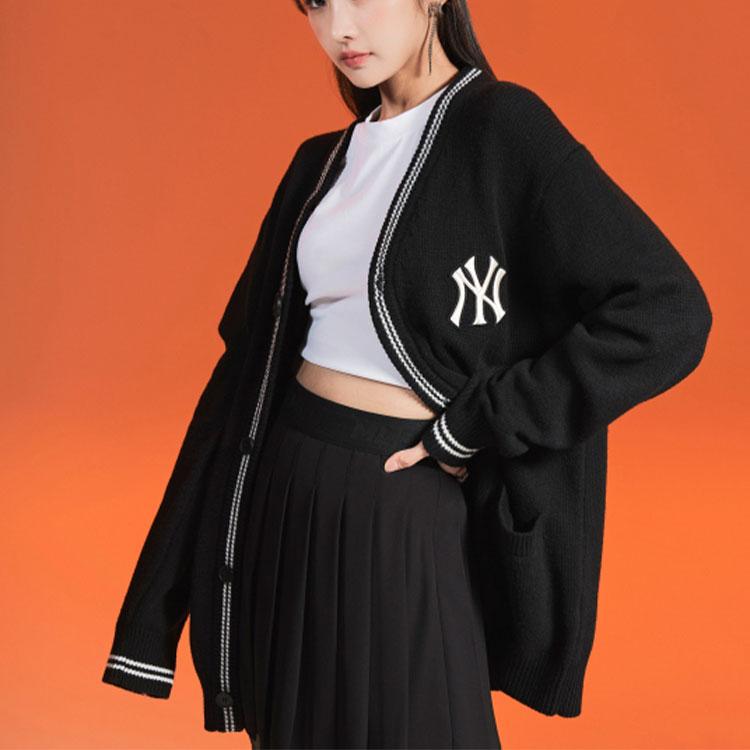 New MLB Sweaters Unisex Black 3AKCB0124-50BKS