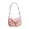 Bow Bag Women's 2025 Fashion New Pearl Chain Messenger Bag Fashion Design Foreign Texture Shoulder Bag
