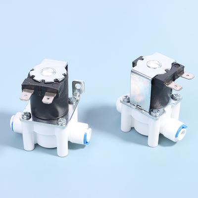 1Pc Inlet Solenoid Valve 12V/24V Pure Water Machine, Water Purifier, Reverse Osmosis 2-Point Quick Connect Valve Switch