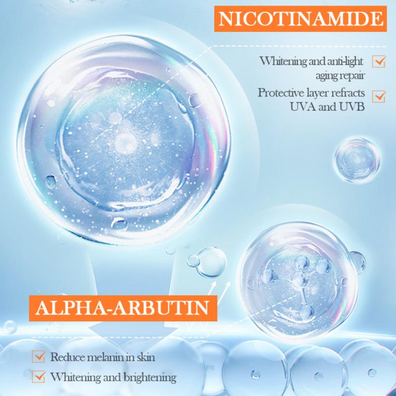 Aufhellende Feuchtigkeitsspendende Sonnencreme SADOER Beruhigende Isolierende Sonnencreme Sonnencreme