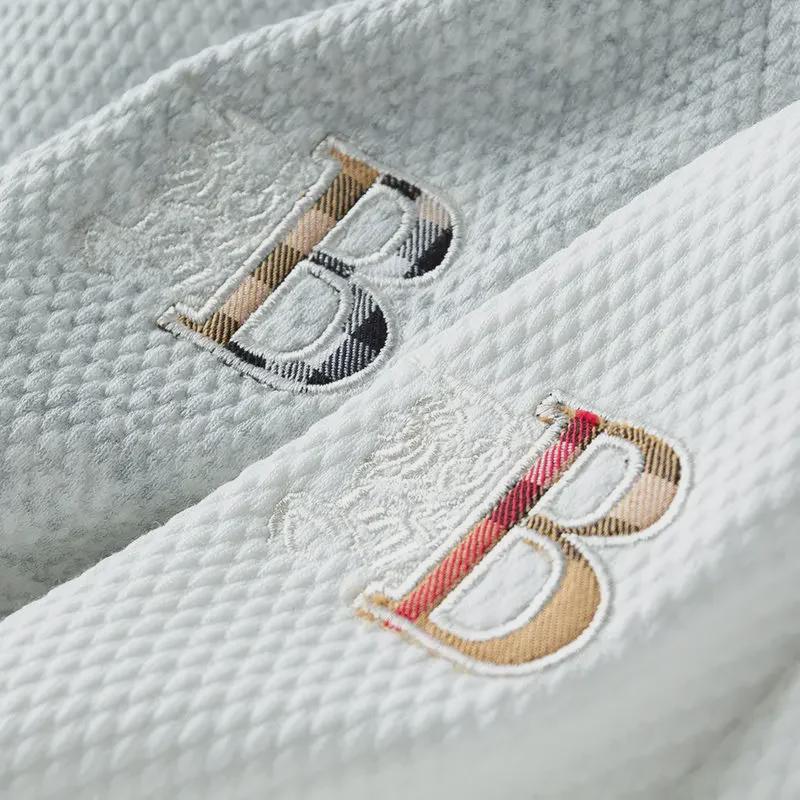 Men's White Embroidered Waffle Cuffed Running Sweatpants - Trendy Spring/Fall Casual Wear