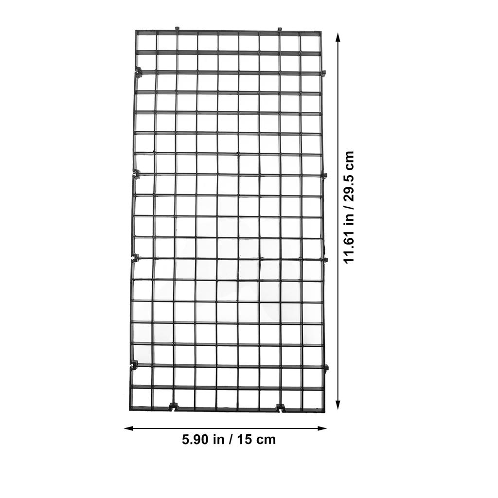 10Pcs Fish Tank Grid Divider Panel Easy Install Removable Breeding Separation for Aggressive and Weak Fish Survival Rate
