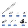 uxcell RC Boat Drive Shaft W Propeller and Coupling Joint Assembly Kit, L100mm Shaft, L25mm Sleeve, D36mm Three-Propeller, Fits 2mm Motor Shaft