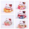 Zipper Lucky Cat Clutch Bag Japanese Style Card Holder Portable Maneki Neko Coin Purse  Women