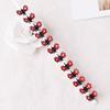 12pcs Little Girl Flower Rhinestone Hair Clamps Women Girls Hair Accessory Grips Hairclips