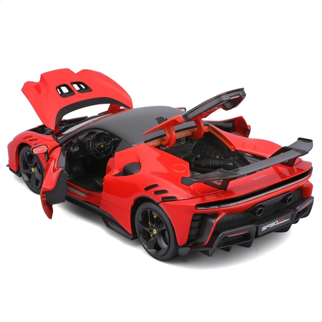 Bburago 1/18 Scale Ferrari SF90 XX Stradale Red / Diecast Model Car, Finished Model, 18-16020