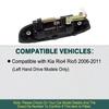 Front Rear Left Right Outside Exterior Door Handle for Kia Rio4 Rio5 2006 2007 2008 2009 2010 2011 82650-1G000 82660-1G000