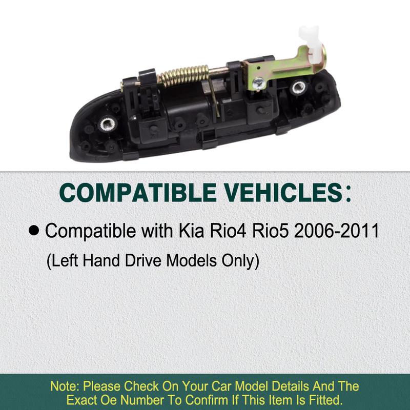 Front Rear Left Right Outside Exterior Door Handle for Kia Rio4 Rio5 2006 2007 2008 2009 2010 2011 82650-1G000 82660-1G000