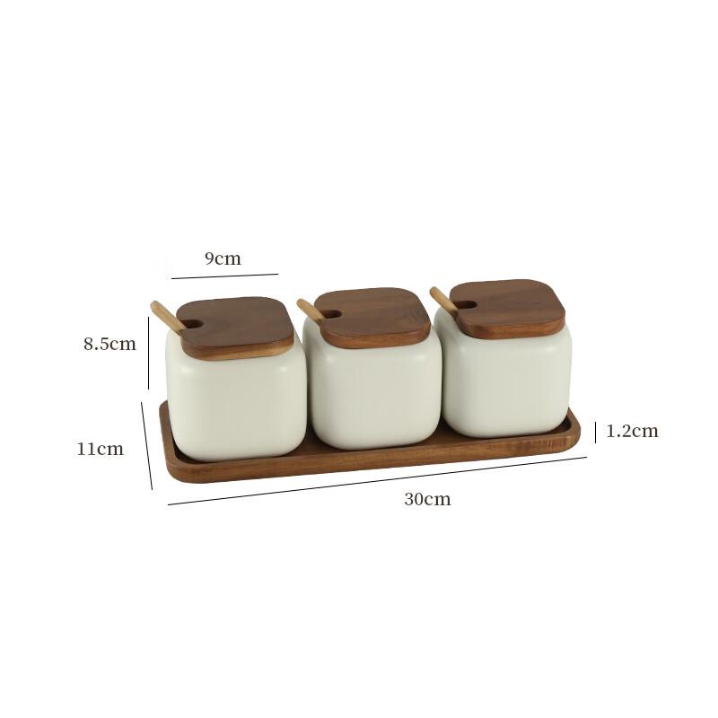 Qianxing Ceramic Spice Jar Set