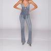 Cotton Y2K Low Rise Straight Leg Jeans Women Casual Spliced Loose Fit Streetwear