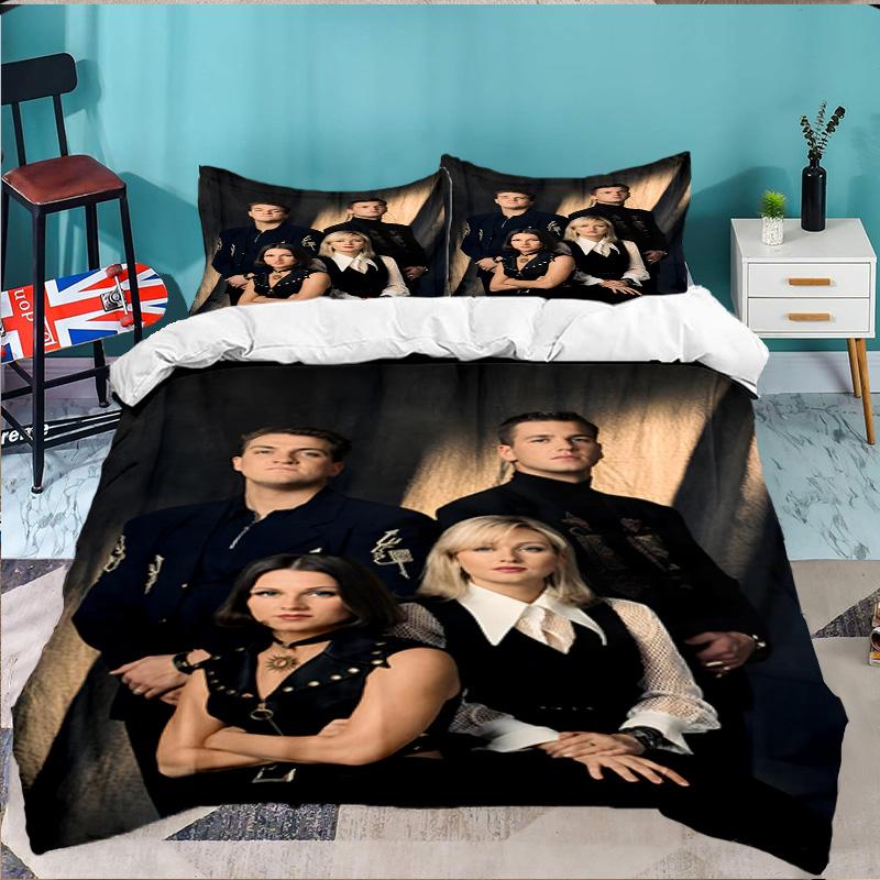 3-teiliges Ace Base Bettwäsche-Set, inklusive 1 Bettbezug und 2 Kissenbezügen. Perfekt für Schlafzimmer, Wohnheim, Große Größe Fan Weihnachtsgeschenk