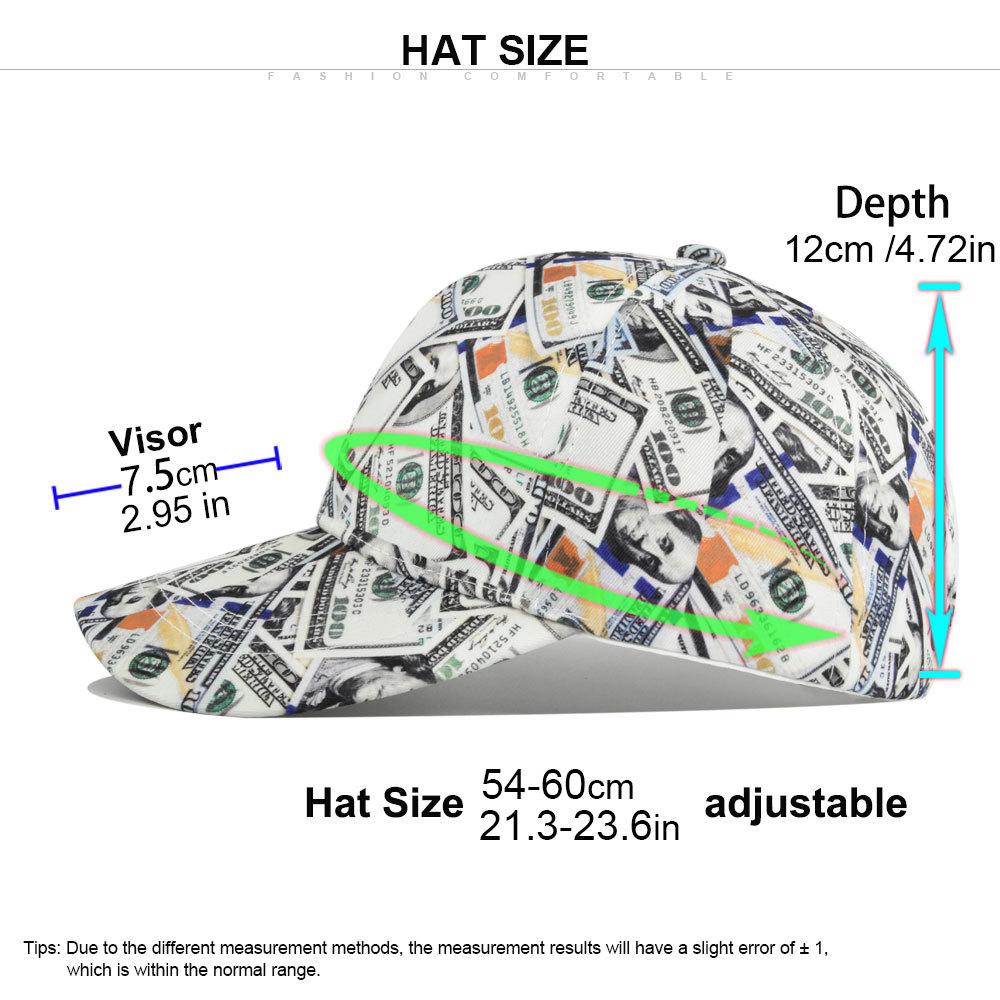 New Spring Summer Fashion Print Baseball Cap For Men Women High Quality Adjustable Hip Hop Streetwear Outdoor Sports Sun Hat