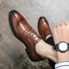 Spring new Brock carved leather shoes breathable casual business dress wedding shoes