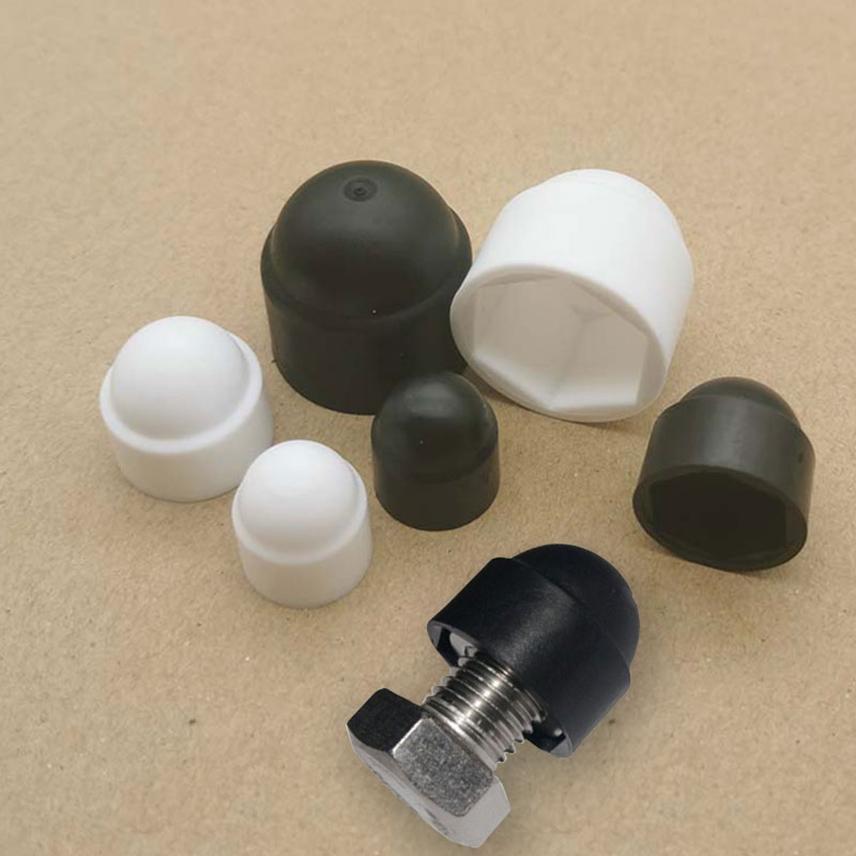 10Pcs Screw Caps Nut Covers Hexagon Plastic Screw Decorative Nut Bolt Door Lock Dome Protection M4 M5 M6 M8 M10 M12