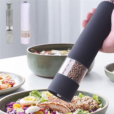 Stainless Steel Electric Salt Pepper Grinder Kitchen Tools and Pepper Mill Grinder Spice Shakers Accessories for Cooking Food