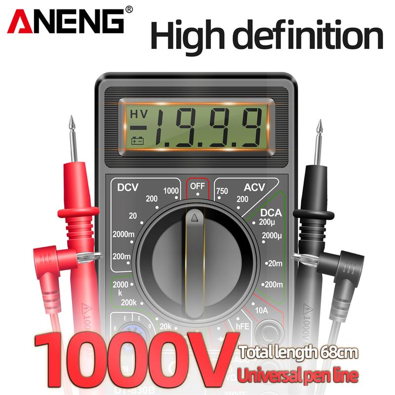 ANENG DT830B Digital Multimeter + BT167 Battery Tester Combo 1999 Counts AC DC Voltage Current Resistance Tester Tool Set