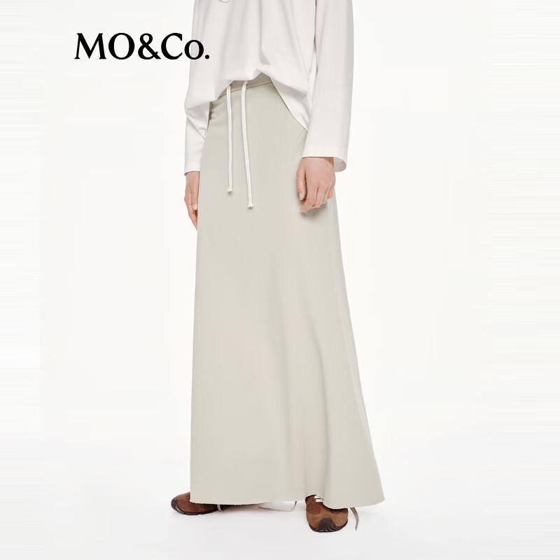 MO&Co. Women's High-Waist A-Line Long Skirt