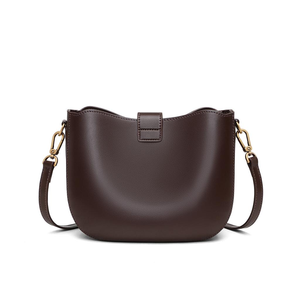 New Autumn and Winter Saddle Bag Crossbody Bag High-end Suede Casual Retro Shoulder Bag