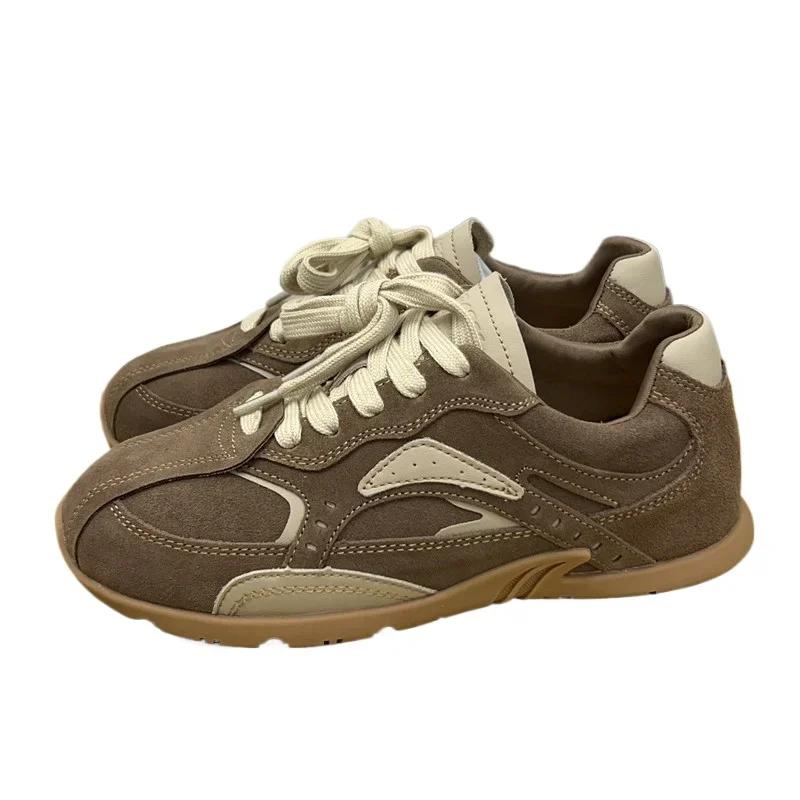 2024 Hot Sale Ladies Shoes Women's Vulcanize Shoes Mixed Colors Women Sneakers -tied Low Heel Outdoor Women's Casual Shoes