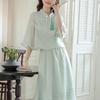 2026 Summer Women's Hanfu Dress: Modern Chinese Style Qipao Skirt