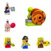 Spongebob Squarepants Building Blocks Toy With Abs Plastic Small Particles For Creative Play