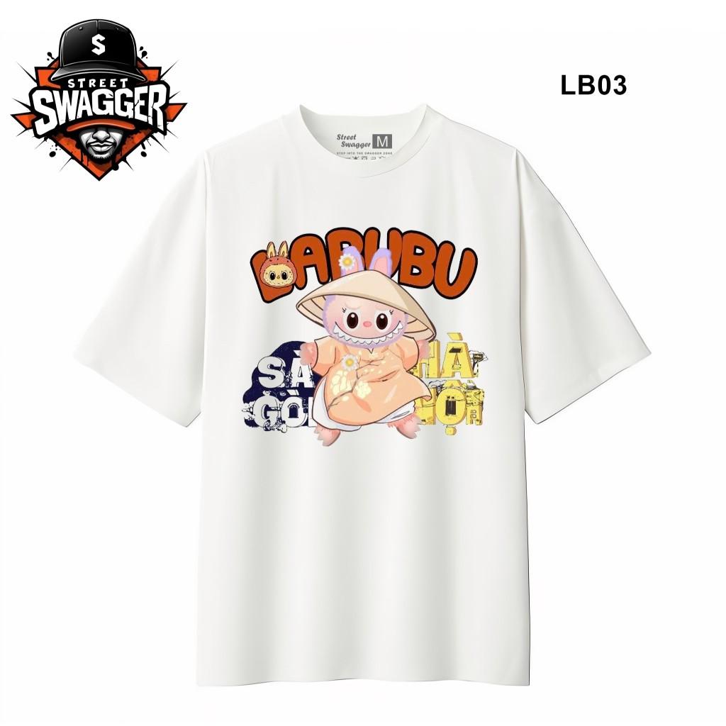 

2025 new LABUBU T-shirt cute printed short-sleeved top fashion casual all-match S