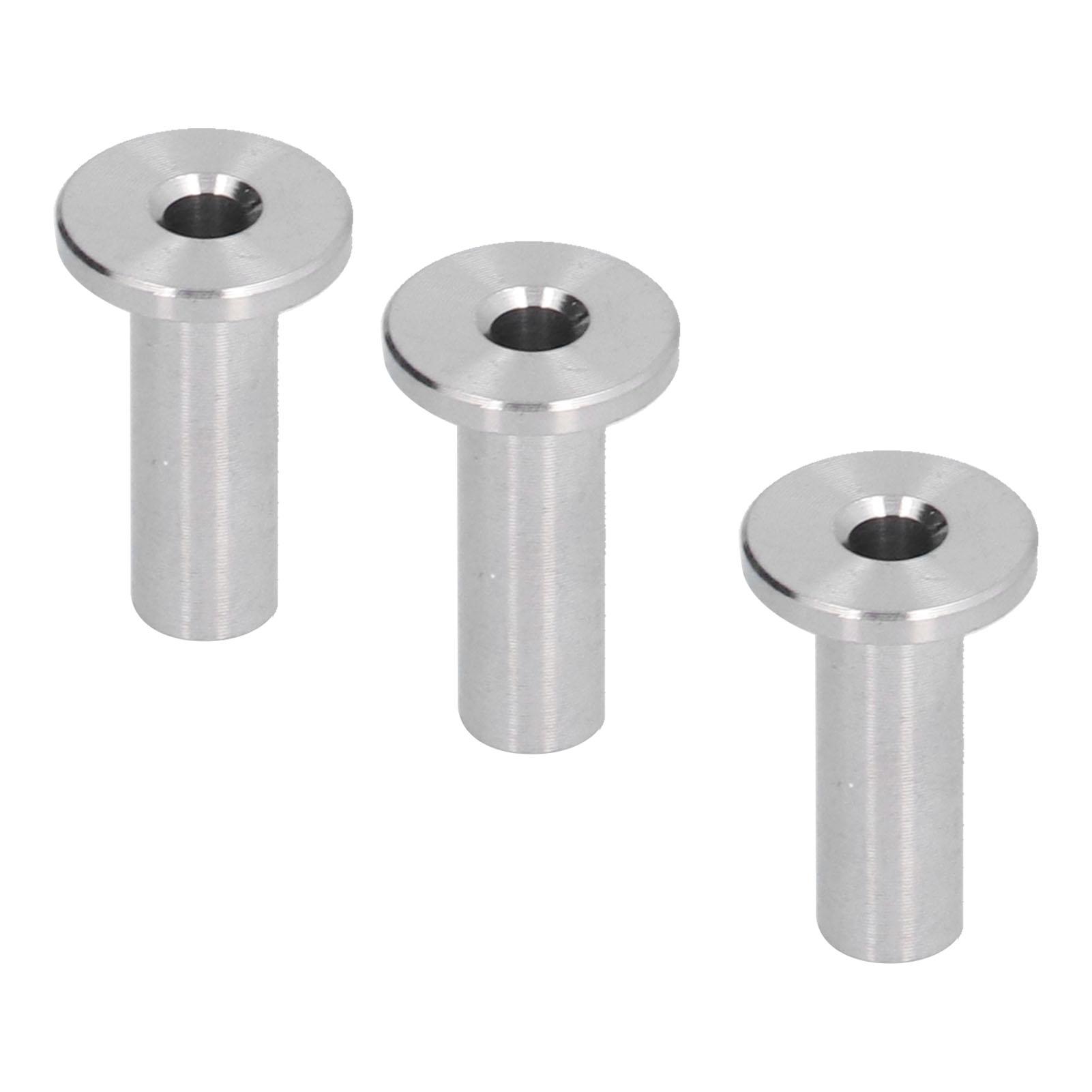 

10Pcs Stainless Steel Protector Sleeves High Tensile Strength Anti Fatigue Weatherproof Cable Railing Protector Sleeves