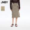 JNBY 2026 Spring Women's Straight Midi Skirt