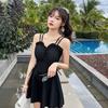 One-piece swimsuit female slim belly 1011 new Internet celebrity super fairy student conservative belly swimsuit wholesale