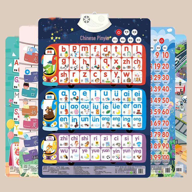 

Интерактивный звуковой плакат Lelefish: Произношение и обучение для детей 3-8 лет