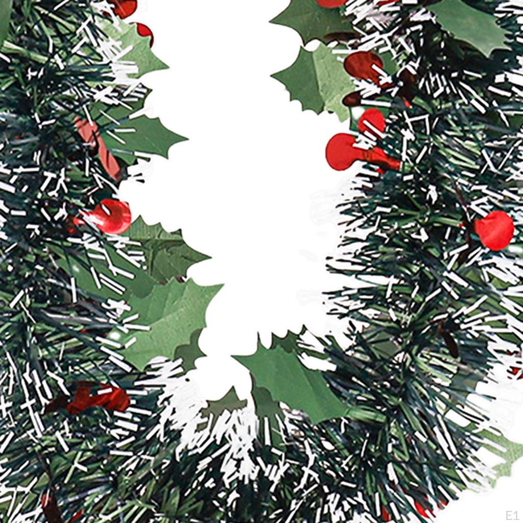 Luxury Tinsel Christmas Tree Decoration Xmas Garland Colourful Home Decor