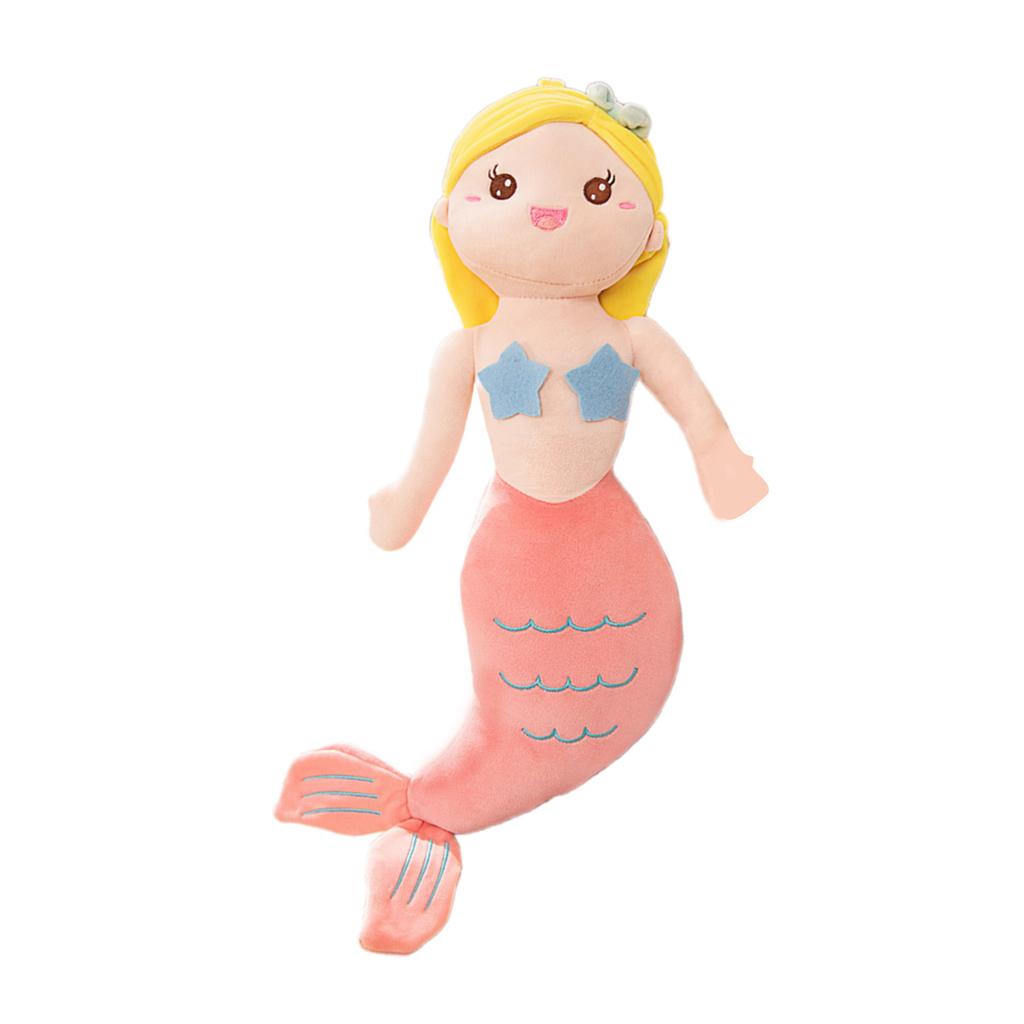 Mermaid Pillow Throwing Pad Plushes Cushions Toy for Bedroom Sofa Home Decoration Home Cushions