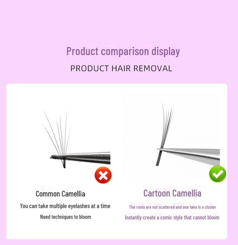 0.07 Gene altoite cu desene animate Camellia: Gene false thailandeze moi, cu o singură rădăcină, ondulate în stil chinezesc.