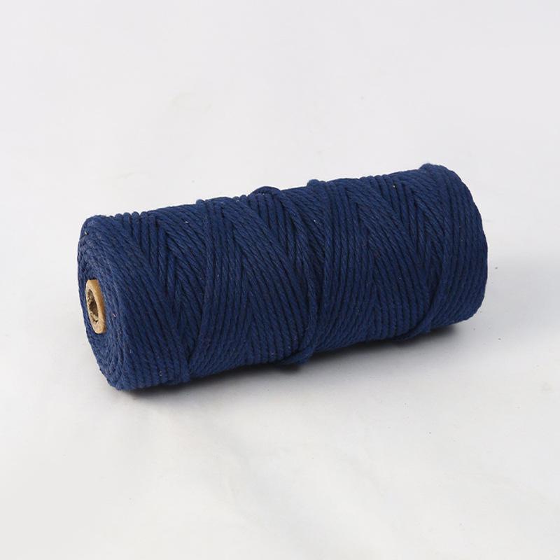 4mm 300m Colored Hand-Woven Cotton Rope for DIY Tapestry and Ornaments
