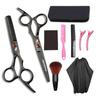 6.0 Inch Freelander Color Diagonal Tail Set, Hair Scissors, Flat Scissors, Thin Scissors, Set Of 7 Pieces