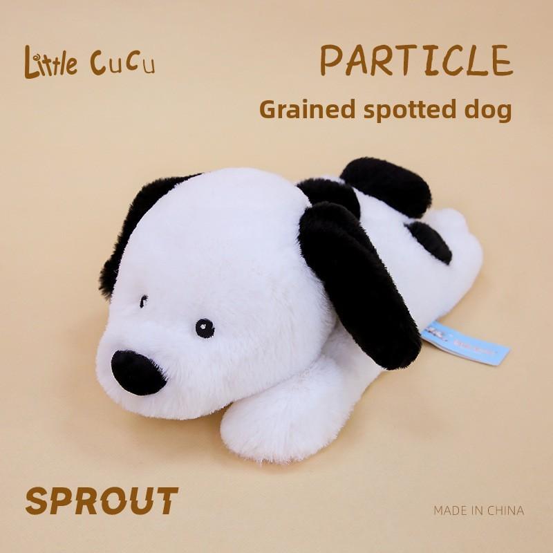 Grey Plush Cartoon Cat And Dachshund Dalmatian Plush Animal Doll For Kids Gift