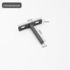 T-Shaped Invisible Shelf Bracket: Wall Mount Bookshelf & Storage Support.